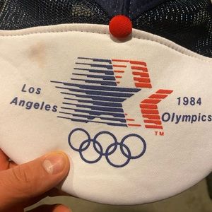 Unisex Vintage 1984 Los Angeles Summer Olympics Beret Trucker Mesh snapback hat
